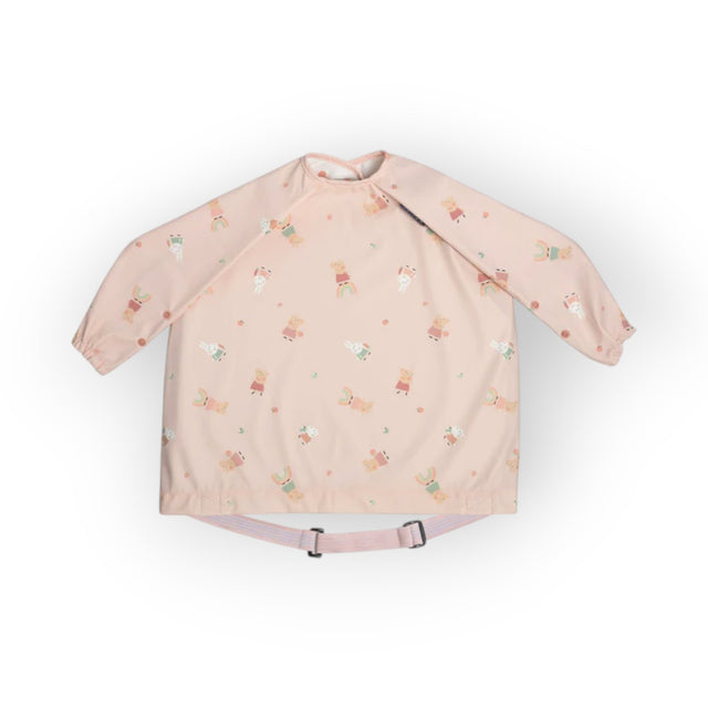 Bibado Long Sleeve Coverall Weaning Bib Peppa Pig Pink