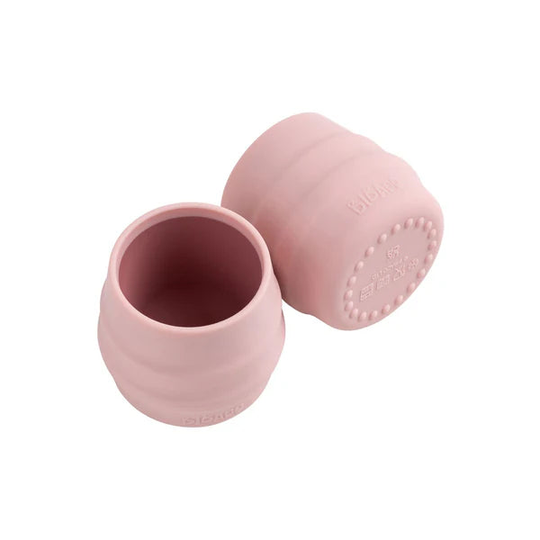 Bibado Sippit Silicone Open Drinking Cup Blush Pack of 2