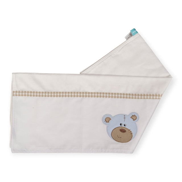 Blooms and Butterflies Baby Bear Blue Bath Sheet