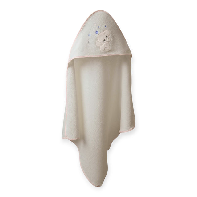 Blooms and Butterflies Jumbo Babies Pink Hooded Towel