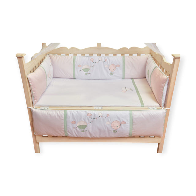 Blooms and Butterflies Windy Pink Bumper Set