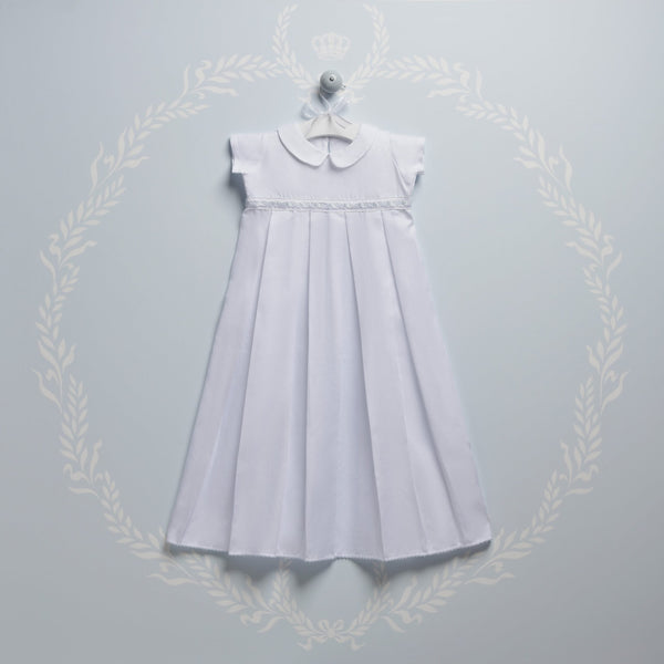 Blooms and Butterflies Baptism Dress - Blue 01