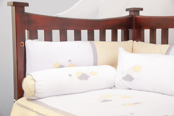 Blooms and Butterflies Sunny Bolster Pillowcase