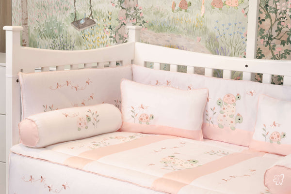 Blooms and Butterflies Daisy and Friends Bolster Pillowcase