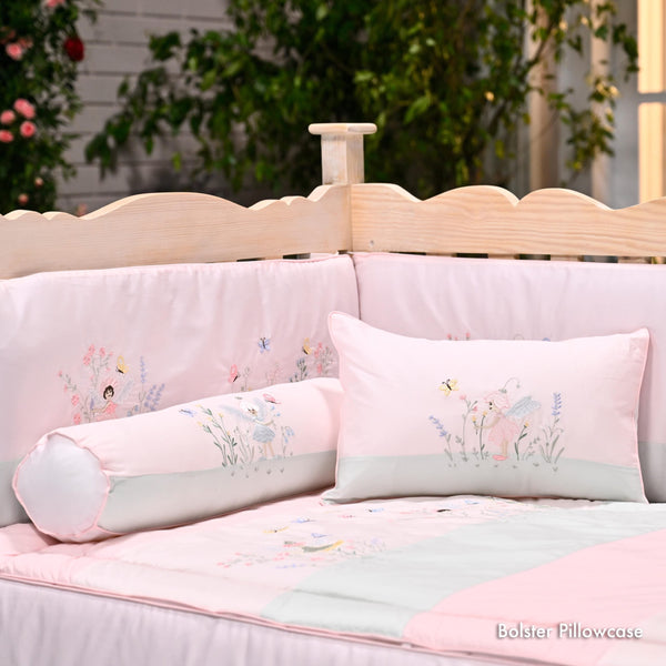 Blooms and Butterflies Flower Fairies Bolster Pillowcase