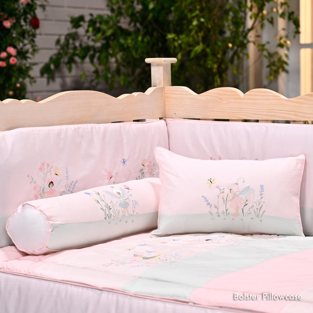 Blooms and Butterflies Flower Fairies Bolster Pillowcase