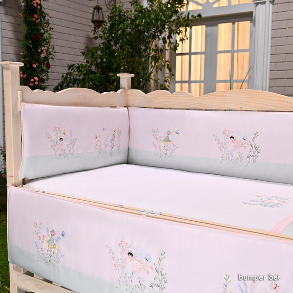 Blooms and Butterflies Flower Fairies Bumpers 4Pcs Cover Set