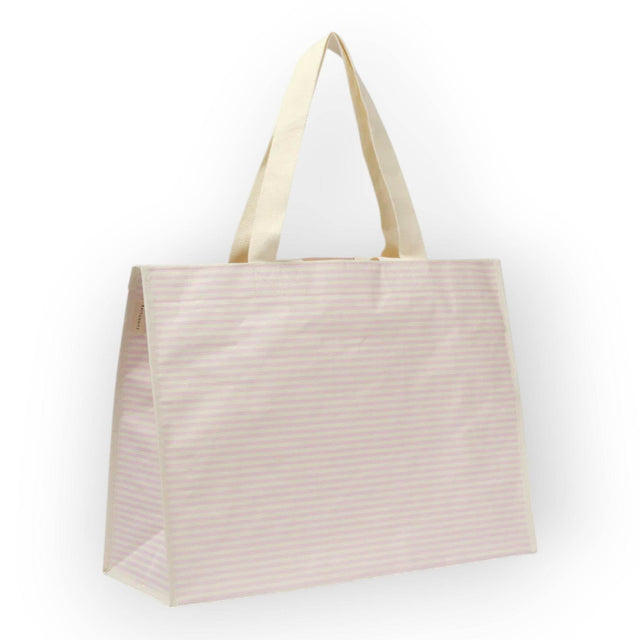 SUNNYLiFE Carryall Beach Bag Lazy Days Pink Stripe
