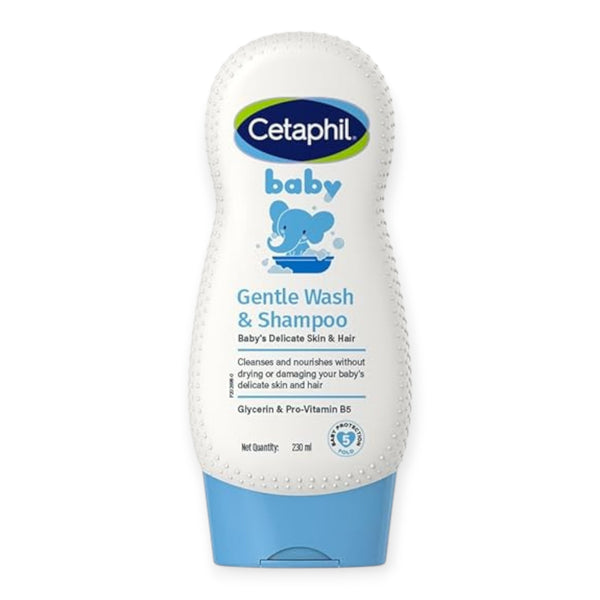 Cetaphil Baby Gentle Wash and Shampoo, 230 ml