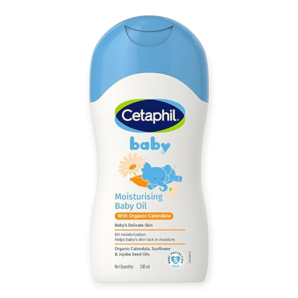Cetaphil Moisturising Baby Oil with Organic Calendula, 200ml