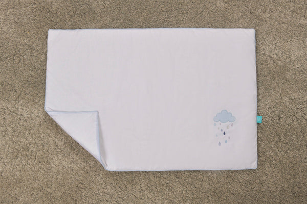 Blooms and Butterflies Rainy Blue Changing Mat