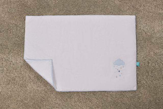 Blooms and Butterflies Rainy Blue Changing Mat
