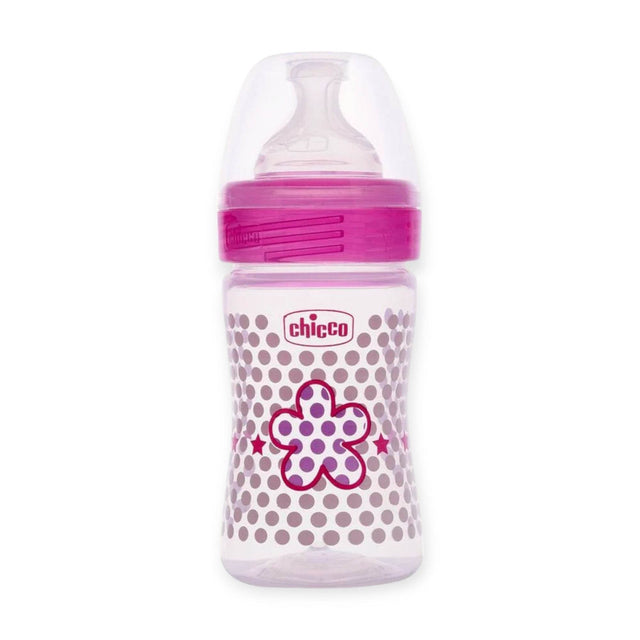 Chicco Bottle Wb 150ml Sil Physio Pink