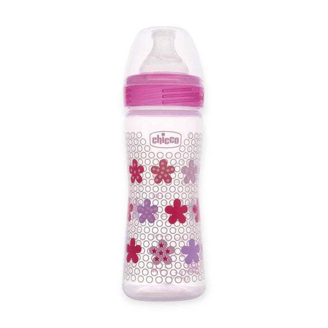 Chicco Bottle Wb 250ml Sil Physio Pink