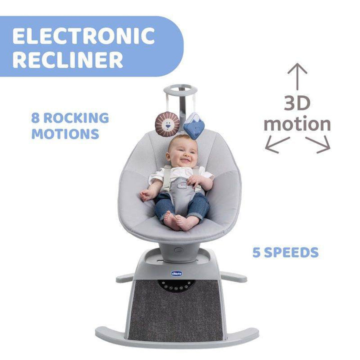 Chicco Comfy Wave Baby Bouncer Silverspring - BabyAmore