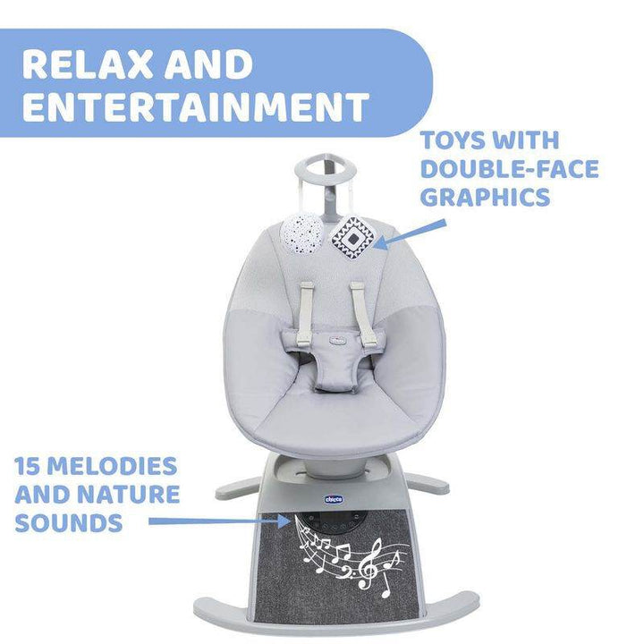 Chicco Comfy Wave Baby Bouncer Silverspring - BabyAmore