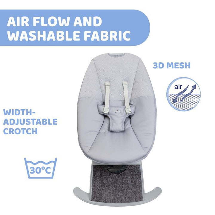 Chicco Comfy Wave Baby Bouncer Silverspring - BabyAmore