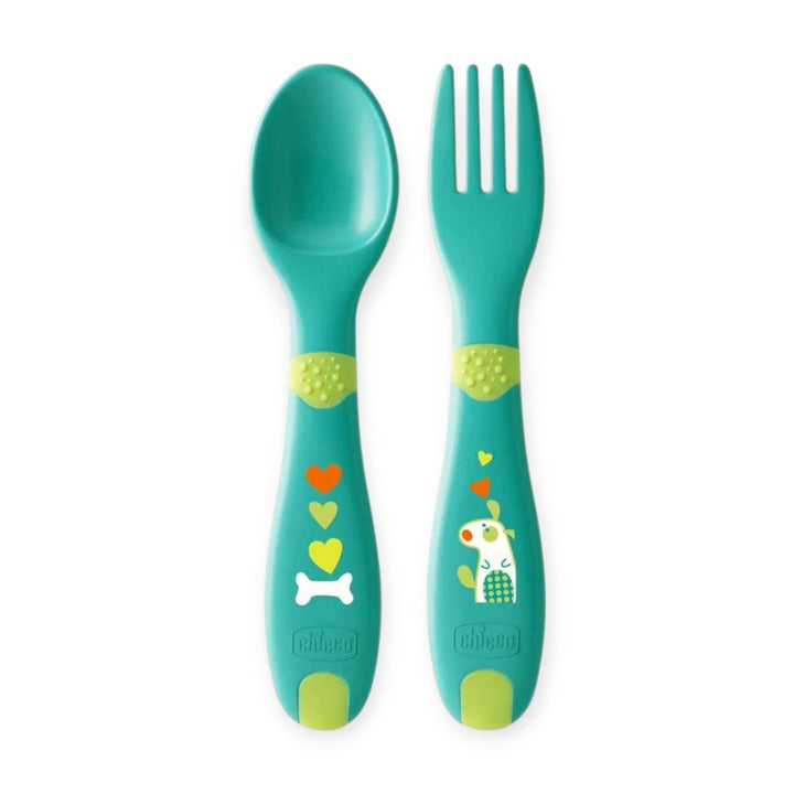 Chicco First Cutlery 12+m Neutral - BabyAmore