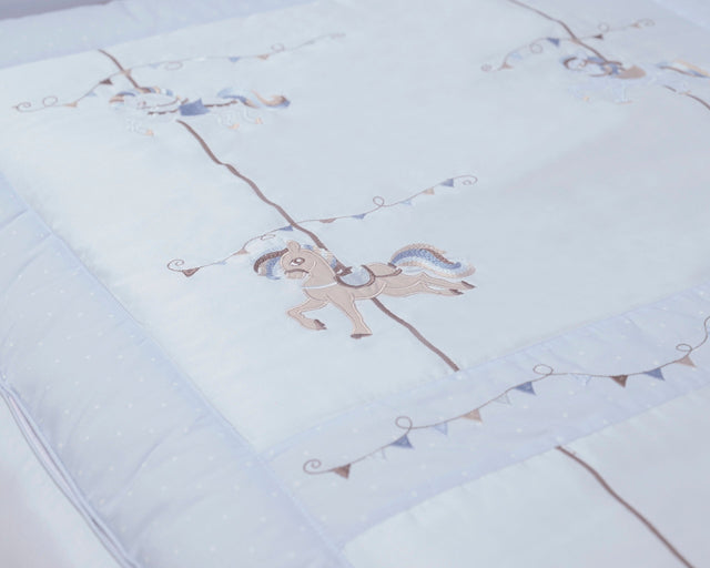 Blooms and Butterflies Merry Go Round Comforter Boy