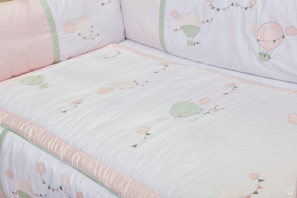 Blooms and Butterflies Windy Pink Comforter