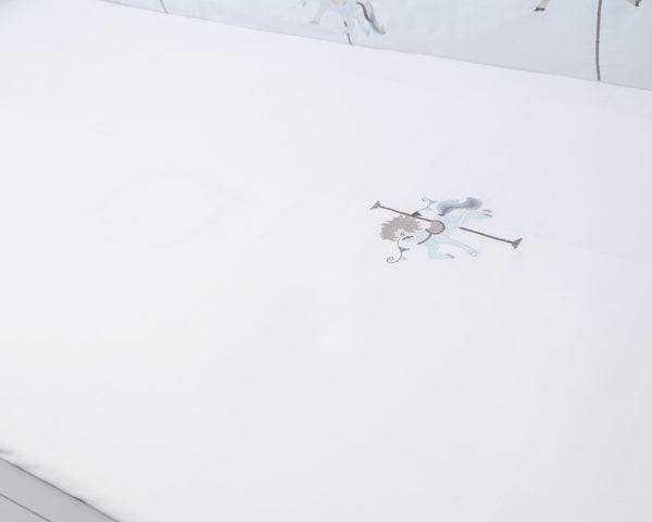 Blooms and Butterflies Merry Go Round Cot Sheet Boy