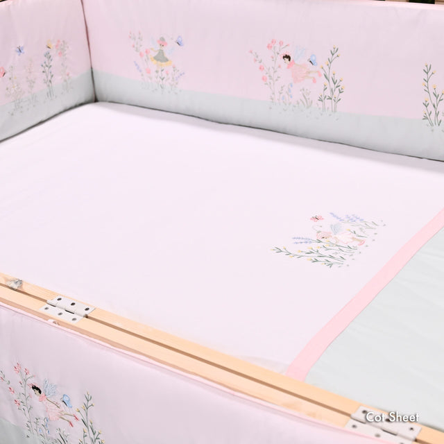 Blooms and Butterflies Flower Fairies Cot Sheet