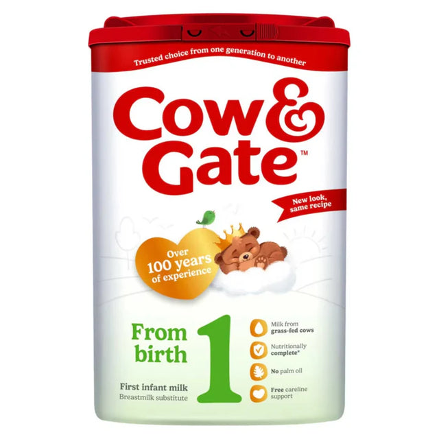 Cow & Gate First Infant Baby Milk Formula - Stage 1, 800gms, 0-6 months