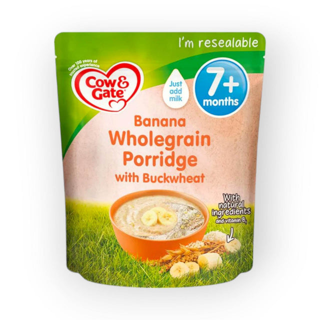 Cow Gate Banana Wholegrain Porridge with Buckwheat 7 M+ 200g
