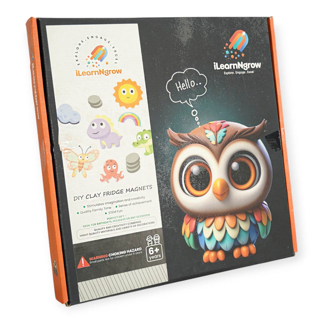 iLearnNgrow DIY Fridge Clay Magnet