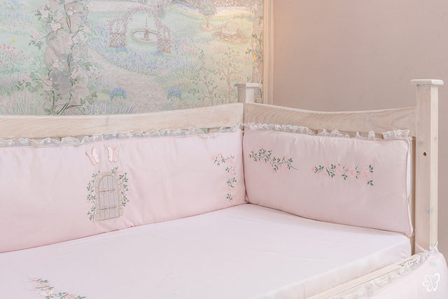 Blooms and Butterflies Secret Garden Bumper Set