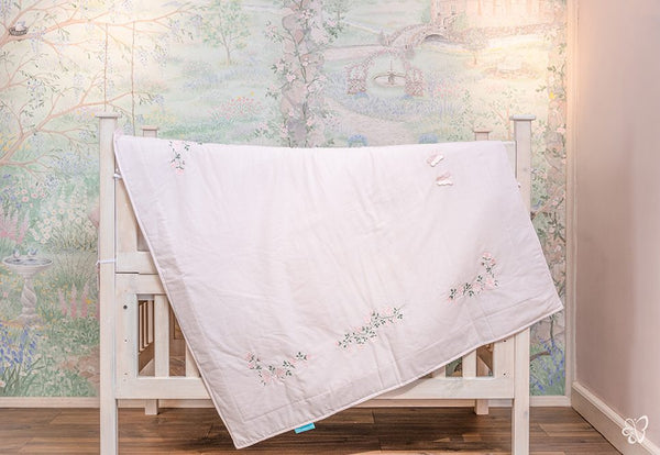 Blooms and Butterflies Secret Garden Swaddle
