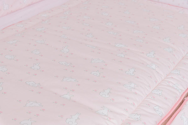 Blooms and Butterflies Be Happy Comforter