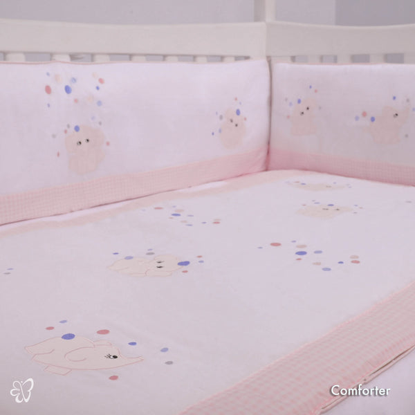 Blooms and Butterflies Jumbo Babies Pink Comforter