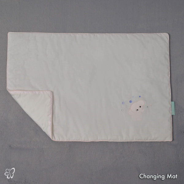 Blooms and Butterflies Jumbo Babies Pink Changing Mat