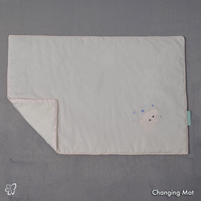 Blooms and Butterflies Jumbo Babies Pink Changing Mat