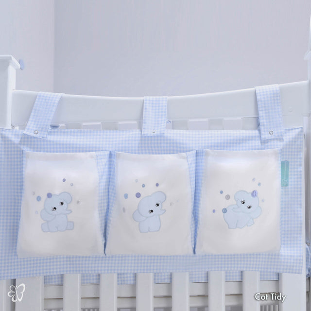 Blooms and Butterflies Jumbo Babies Blue Cot Tidy