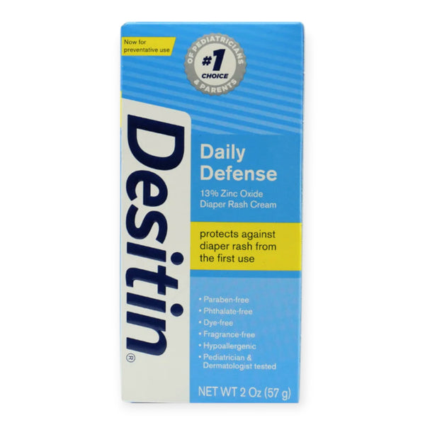 Desitin Daily Defense 13% Zinc Oxide Diaper Rash Cream 57g