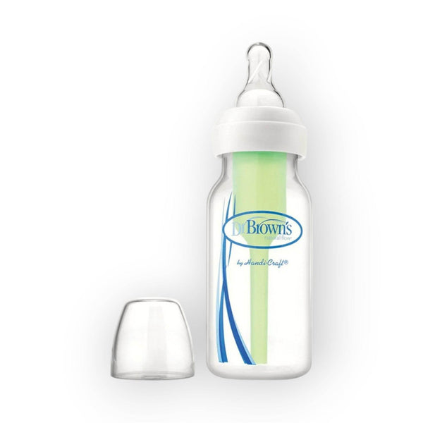 Dr. Brown's Natural Flow Options+ Anti-Colic Baby Bottle, Narrow, 120ml - BabyAmore