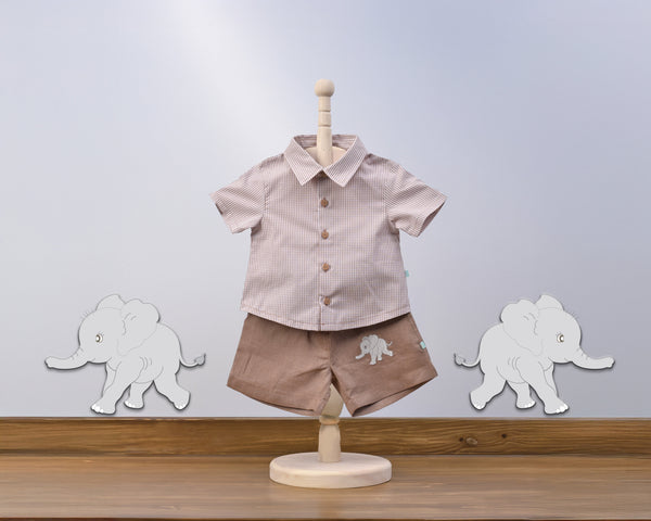 Blooms and Butterflies Boy Mini Kit - Elephant
