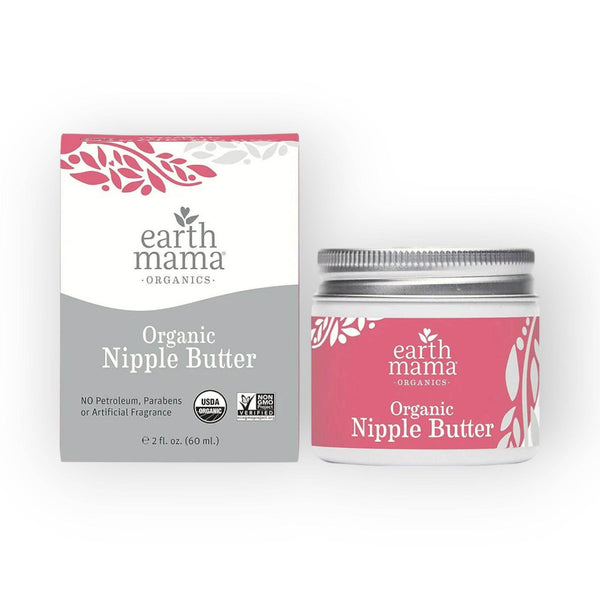 Earth Mama Organic Nipple Butter, 2 fl oz/60ml - BabyAmore