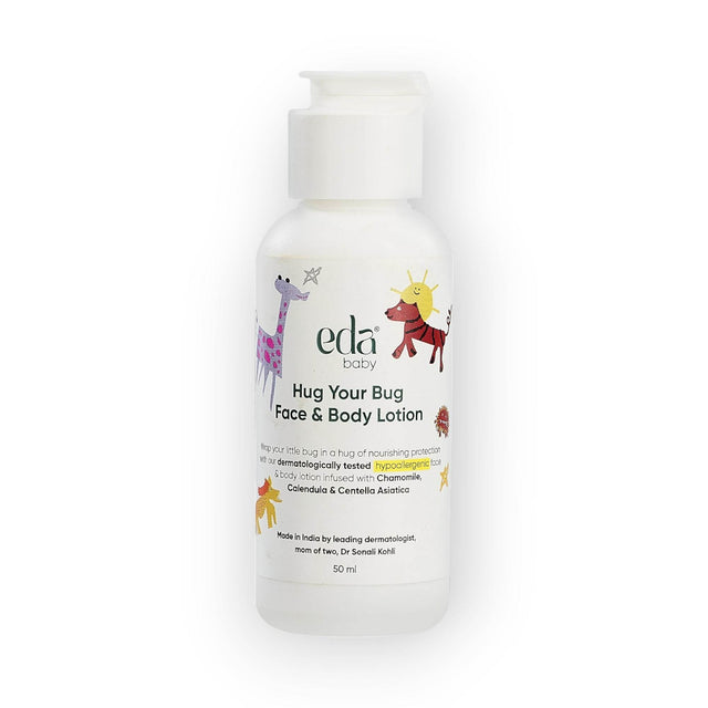 Eda Baby & Child Hug Your Bug Face & Body Lotion, 50ML (Pack of 2)