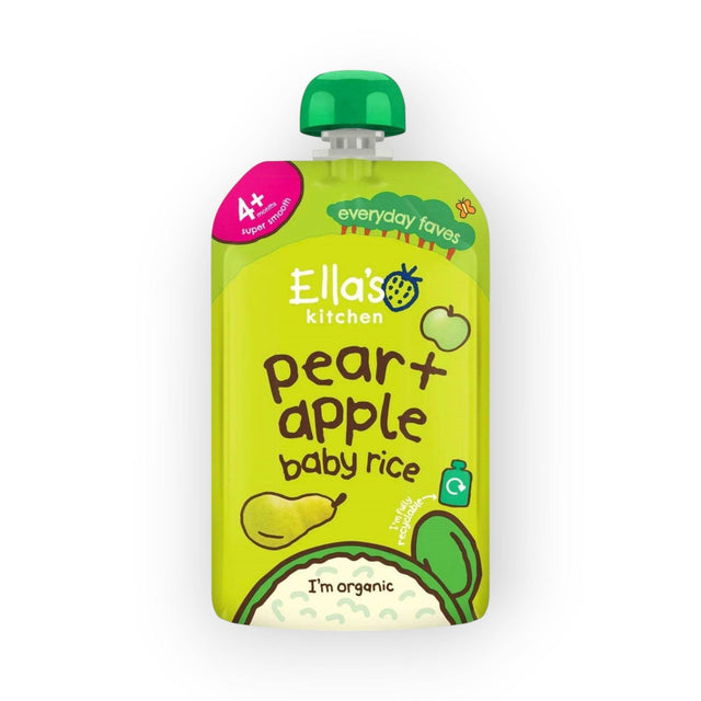 Ella's Kitchen Pear + Apple Baby Rice - 120g