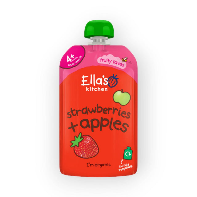 Ella's Kitchen Strawberries and Apples - 120g