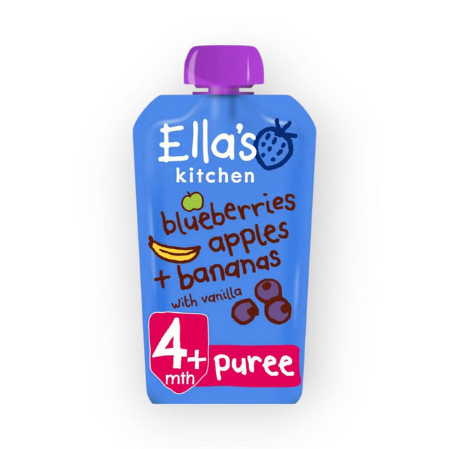 Ella's Kitchen Blueberries Apple + Banana, 4m+, 120g