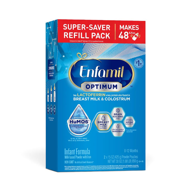 Enfamil Optimum (Enspire) Infant Formula Refill Pack, 850g