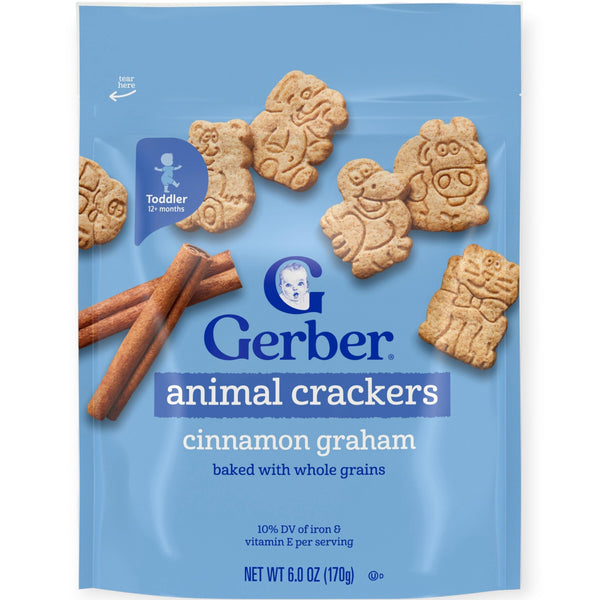 Gerber Animal Crackers Cinnamon Graham - 170g