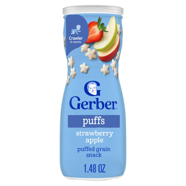 Gerber Cereal Puffs Strawberry Apple - 42g