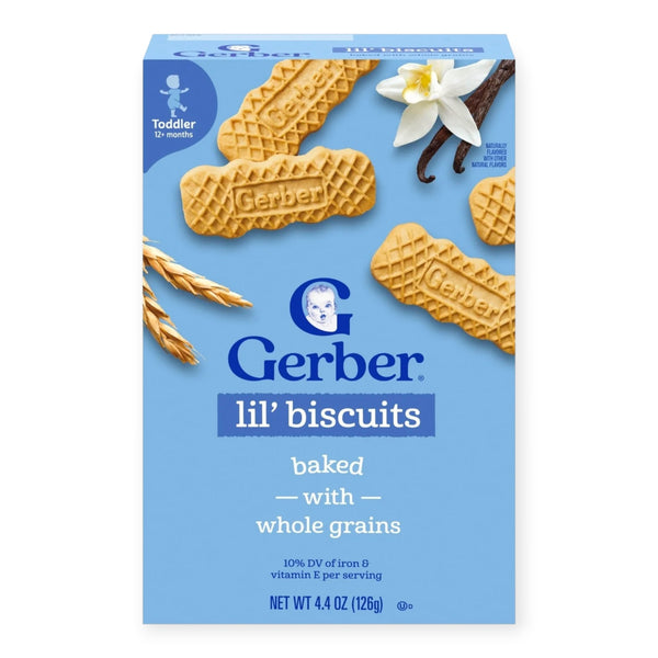 Gerber Lil' Biscuits,12+ Months - 126g
