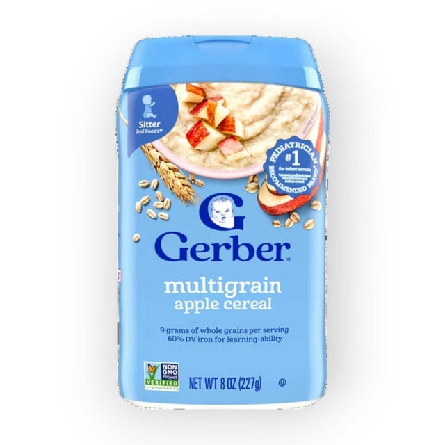 Gerber Cereal for Baby Multigrain Apple, 227g