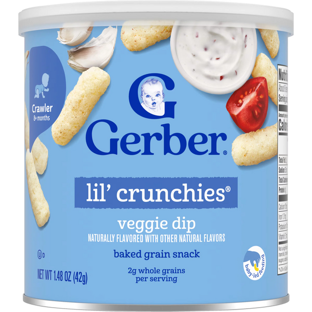 Gerber Lil' Crunchies Veggie Dip - 42g